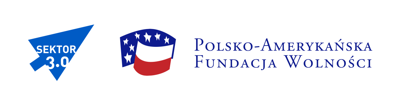 Działanie współfinansowane ze środków Polsko-Amerykańskiej Fundacji Wolności w ramach Programu „Nowe Technologie Lokalnie 2022 – Sektor 3.0”, którego realizatorem jest Fundacja Rozwoju Społeczeństwa Informacyjnego.